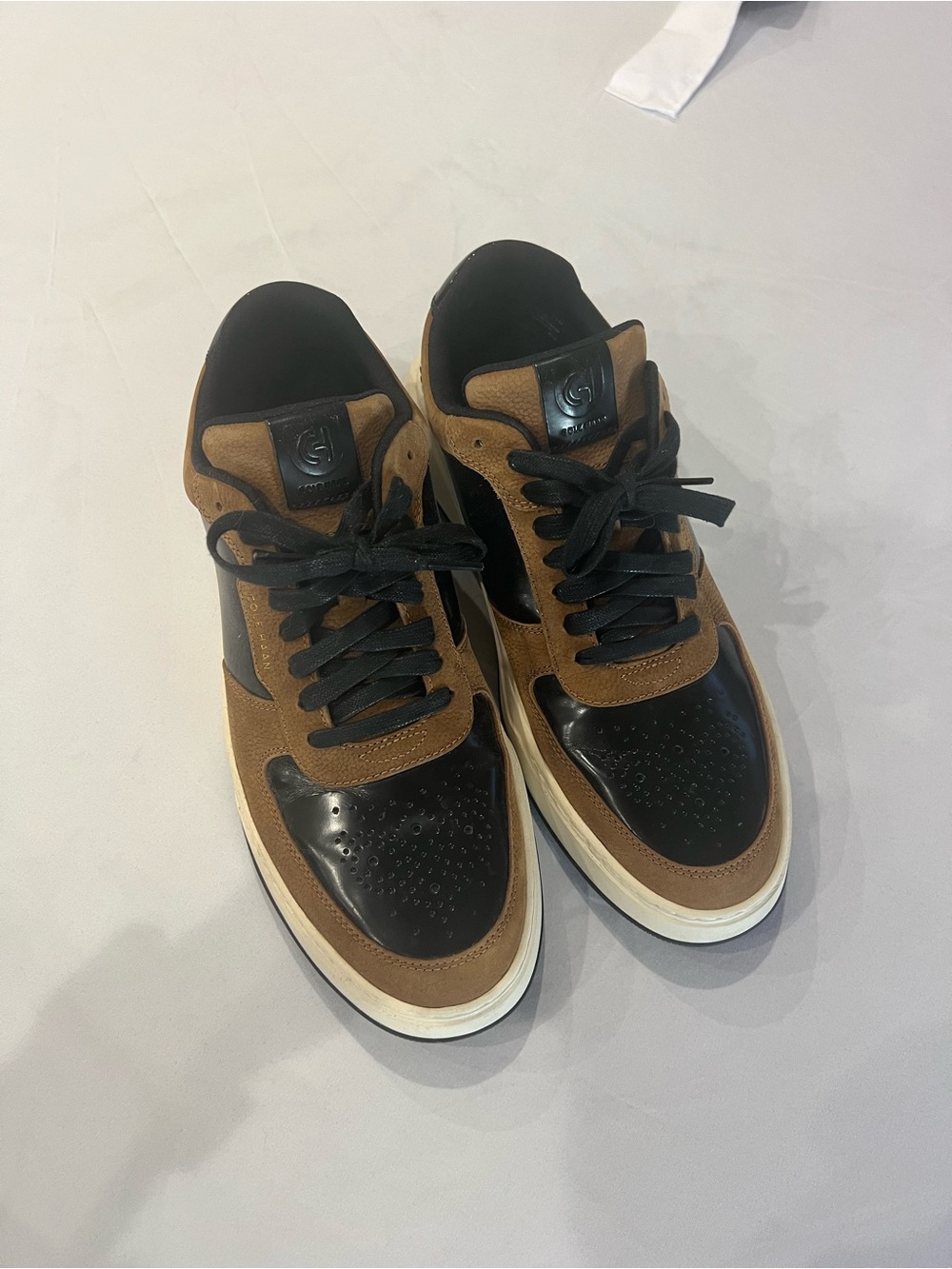 Men's Brown & Black Cole Haan Low-Top Sneakers